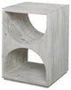 Uttermost Hans White Side Table 24969