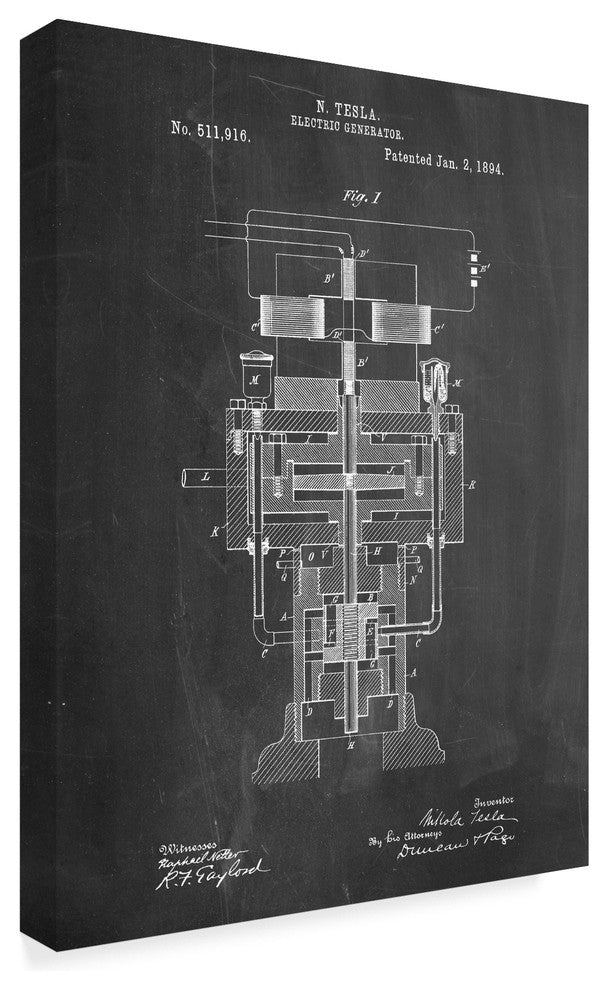 "Mechanics 30" by Cole Borders, Canvas Art, 19"x14"