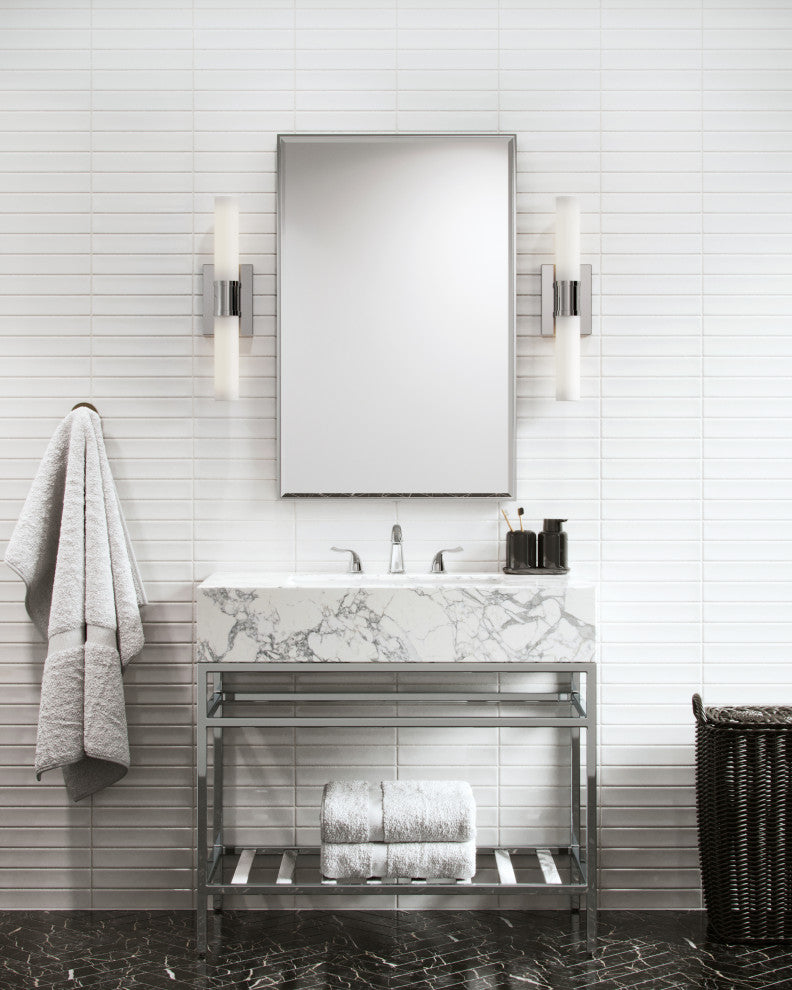 Keaton Medium Two Light Wall / Bath, Chrome