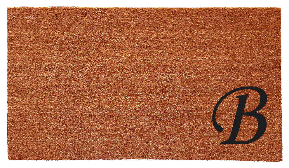 Urban Chic Monogram Doormat, 24"x36", B