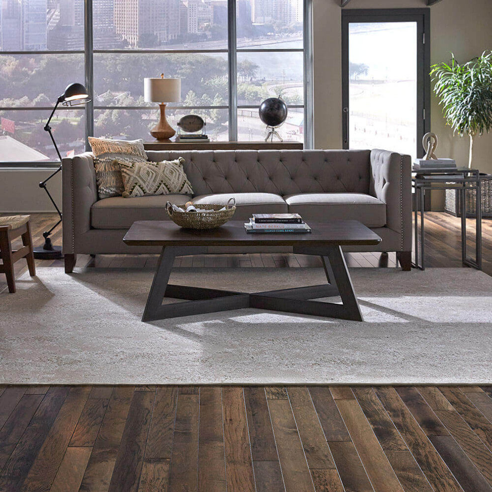 Tavares Distressed Indoor Carpet Area Rug, Weathered, 12x11
