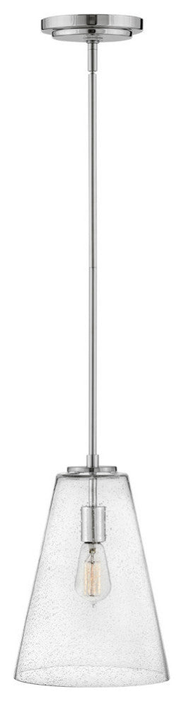 Hinkley Vance Small Pendant, Polished Nickel