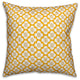 Yellow Floral Pattern Throw Pillow Cover, 20"x20"