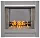 Vent Free Stainless Outdoor Gas Fireplace Insert With Crystal Fire Glass Media