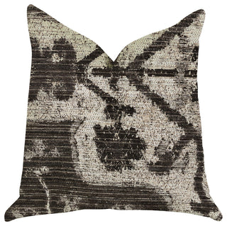 Metro Pulse Beige and Gray Tones Luxury Throw Pillows, 22"x22"