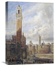 "Piazza Del Campo, Siena" Artwork, 16" x 22"