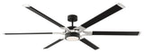 Loft 72" LED Ceiling Fan Midnight Black