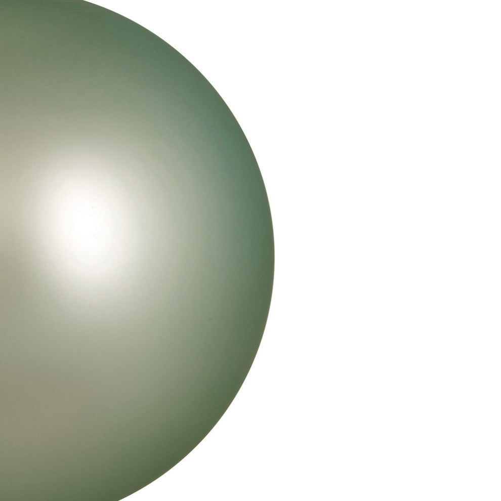 Vickerman N591040Dmv 4" Frosty Mint Matte Ball Ornament, 6 Per Bag