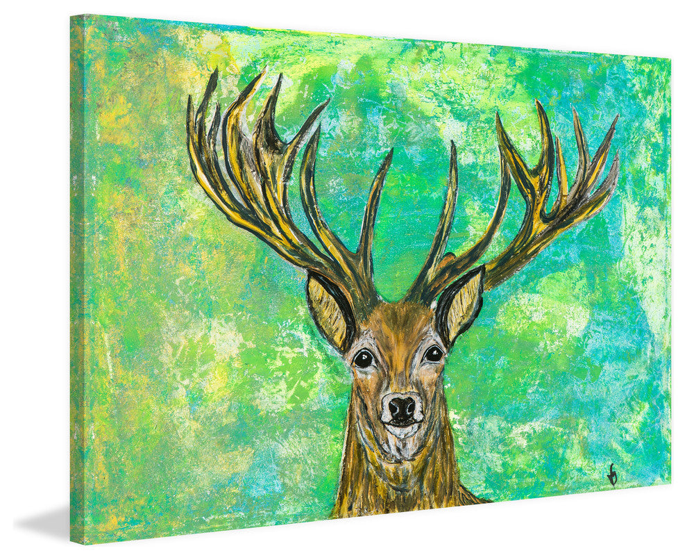"Clovis" Painting Print on Wrapped Canvas, 60"x40"