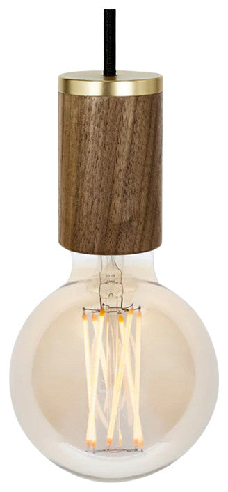 Walnut Pendant Set With Elva Tinted