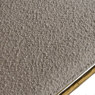 Modrest Atlanta Modern Beige Fabric and Brass Dining Chair