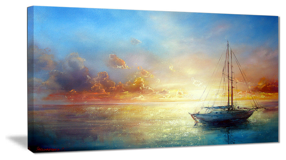 "Seascape Pier" Canvas Print