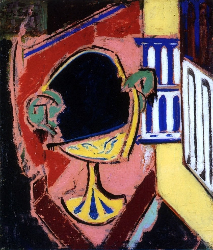 Alfred Henry Maurer Brass Bowl - 20" x 25" Premium Canvas Print