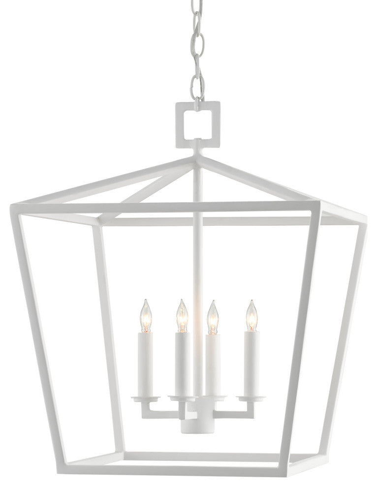 Denison Medium White Lantern