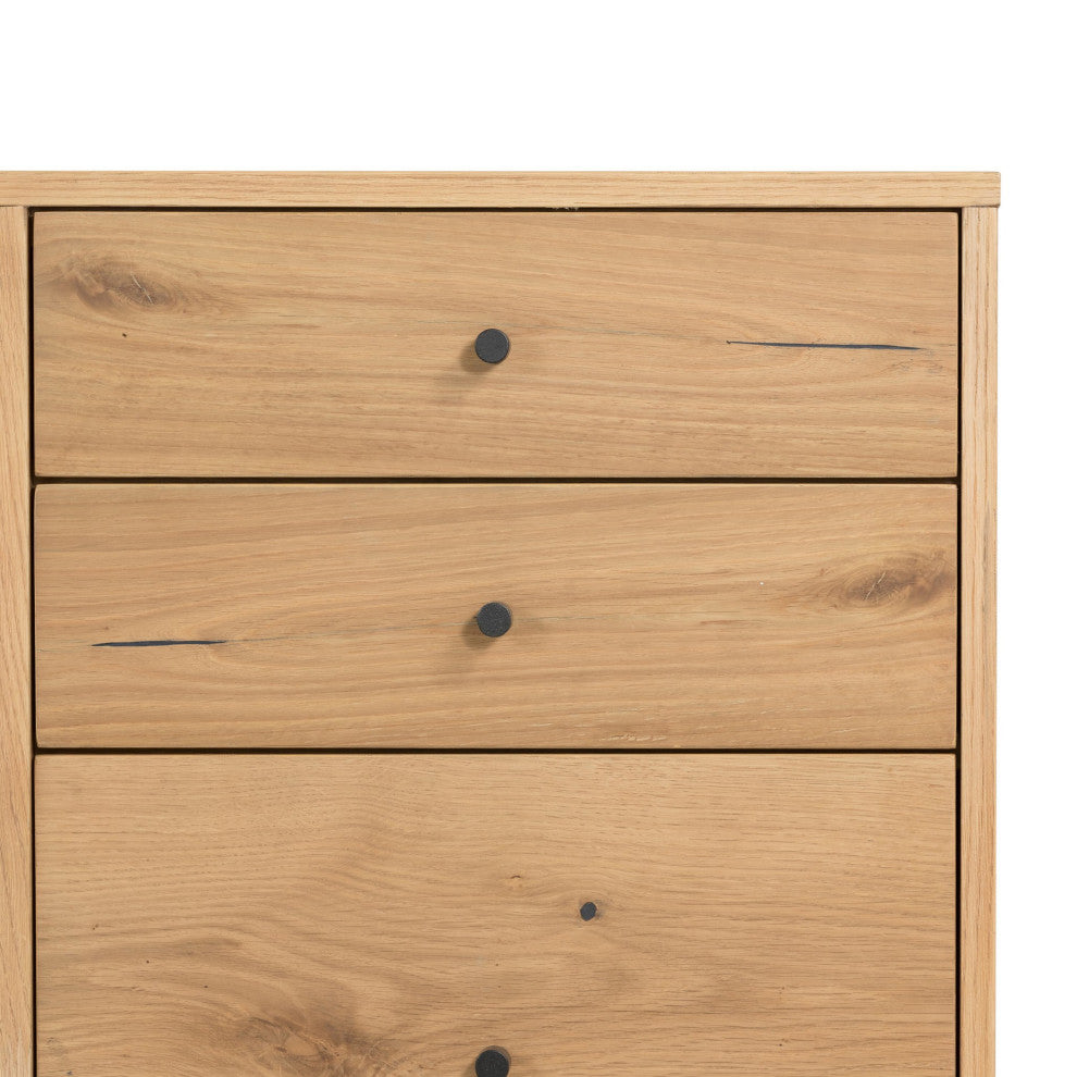 Eaton Executive Desk Light Oak Resin, Dark Gunmetal