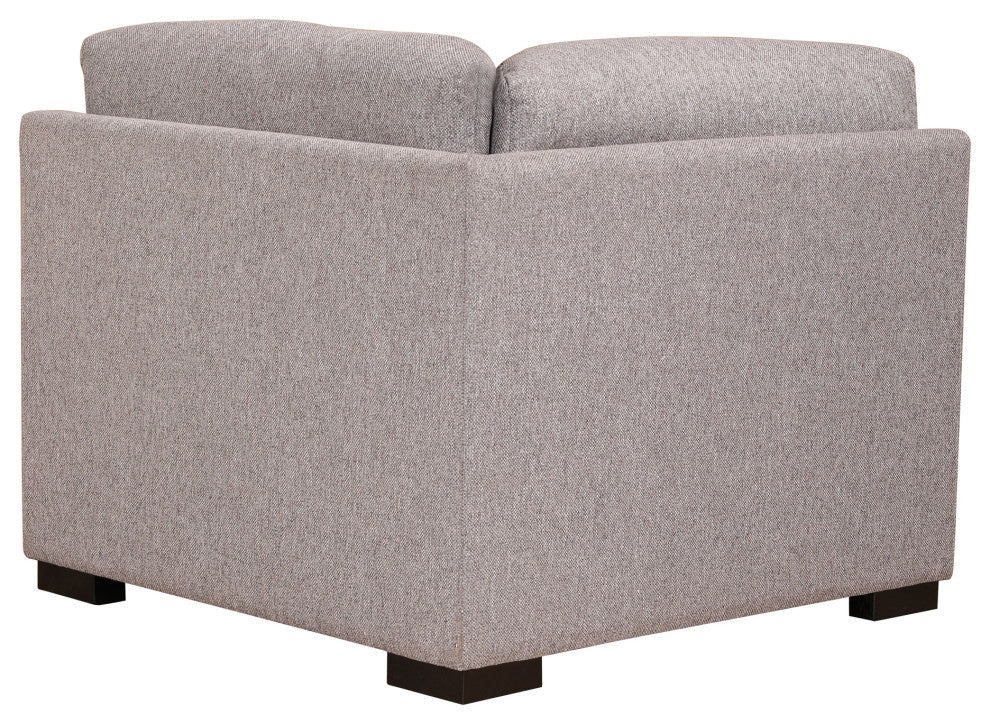 First of A Kind Romeo Corner Chair Gray