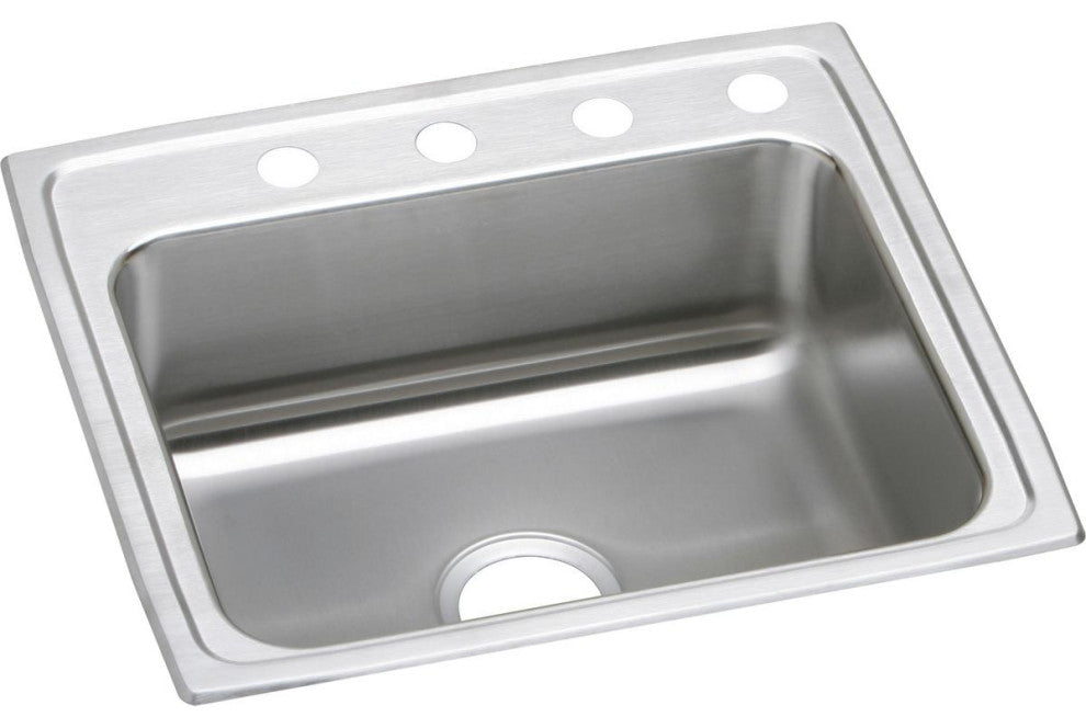 LRAD2521605 Lustertone Classic Stainless Steel 25" Drop-in ADA Sink, 5 Holes