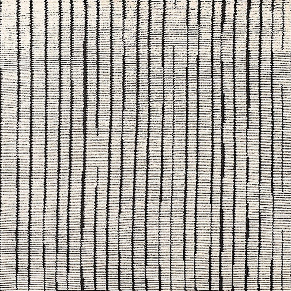 Ahgly Company Indoor Square Mid-Century Modern Area Rugs, 3' Square