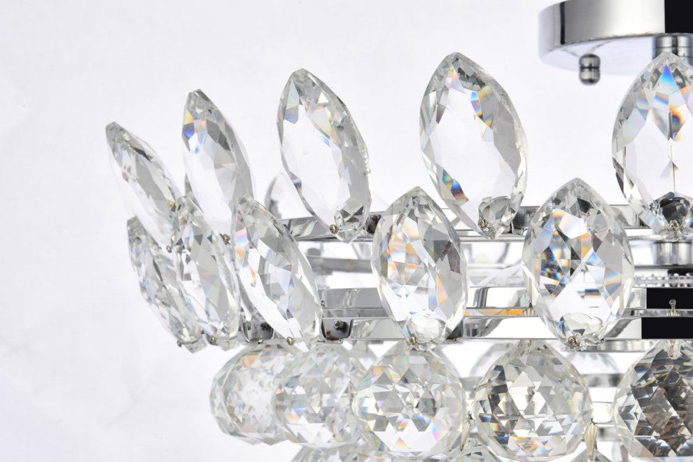 Eleana 20" Flush Mount, Chrome