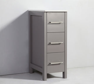 Vanity Art Vanity Cabinet, 12", Gray