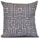 20x20", Woven Tiki, Geometric Print Outdoor Pillow, Purple