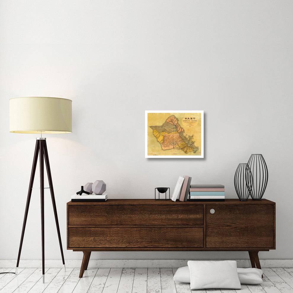"Oahu, Hawaiian Islands, 1899" Digital Paper Print by T.D. Beasley, 24"x19"