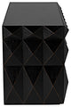 NOIR Furniture - Allegra Dresser in Hand Rubbed Black - GDRE248HB
