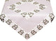 Tannenbaum Embroidered Cutwork Christmas Table Topper, 34"x34"