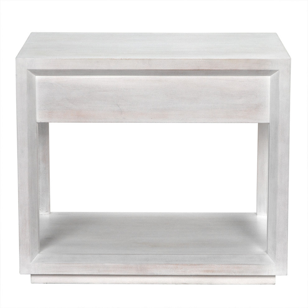 Antony Side Table, White Wash