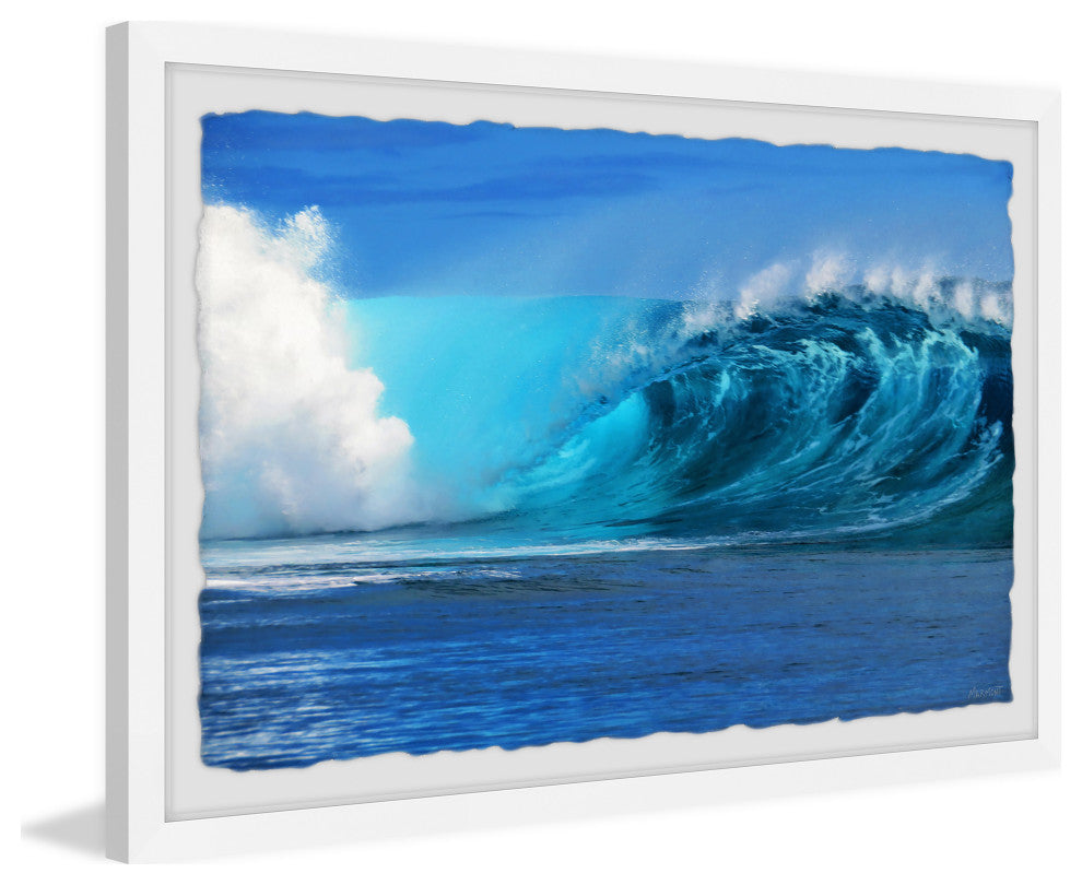 "Sea You Soon" Framed Painting Print, 36x24