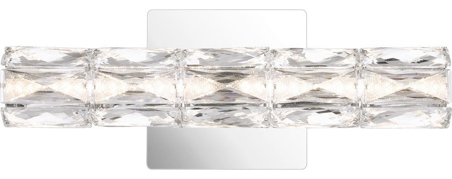 Quoizel PCLU8515C LED Bath Fixture, Polished Chrome Finish