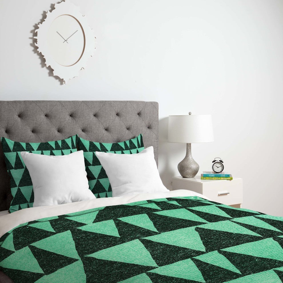 Deny Designs Nick Nelson Analogous Shapes 1 Duvet Cover - Lightweight
