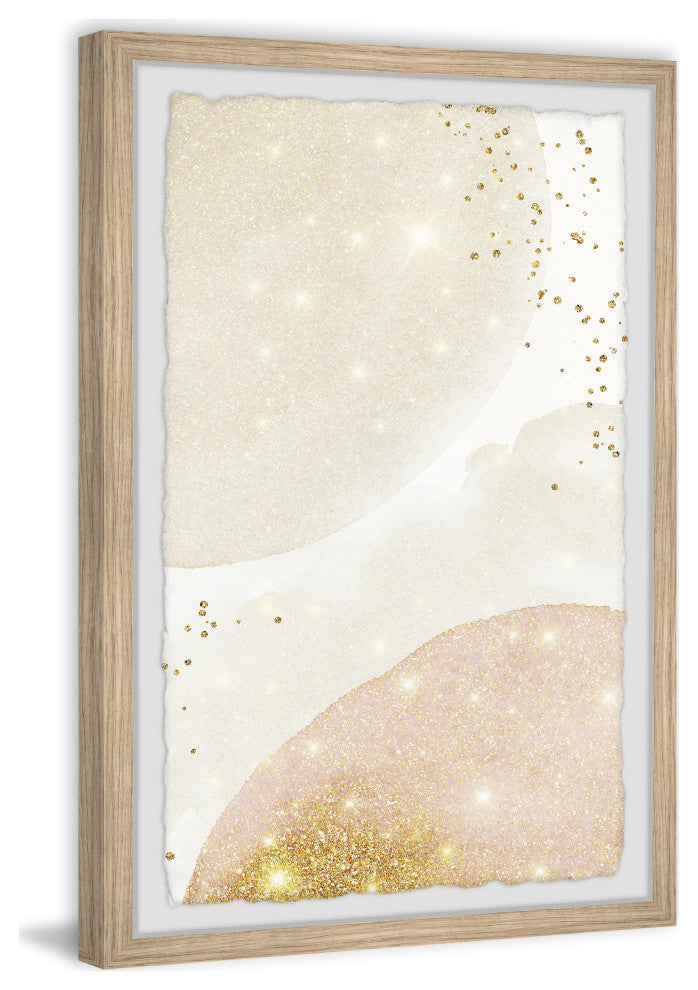 "Planetary Transfer" Framed Painting Print, 16x24