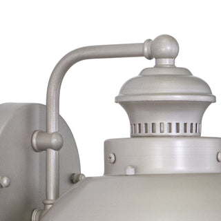 Harwich 8" Outdoor Wall Light Brushed Nickel