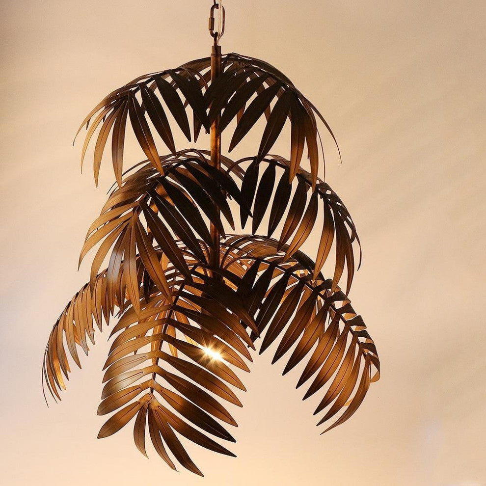 Deinze | Modern Loft Coconut Tree Chandelier for Restaurant, 3 Layers