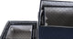 Anne Home, Set Of 5 Blue Fabric Basket With Bow Decoration
