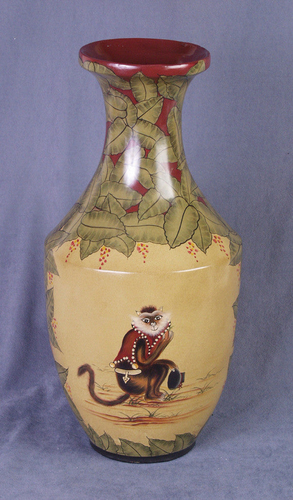Monkey Vase