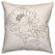 Poppy Floral II 18"x18" Spun Poly Pillow