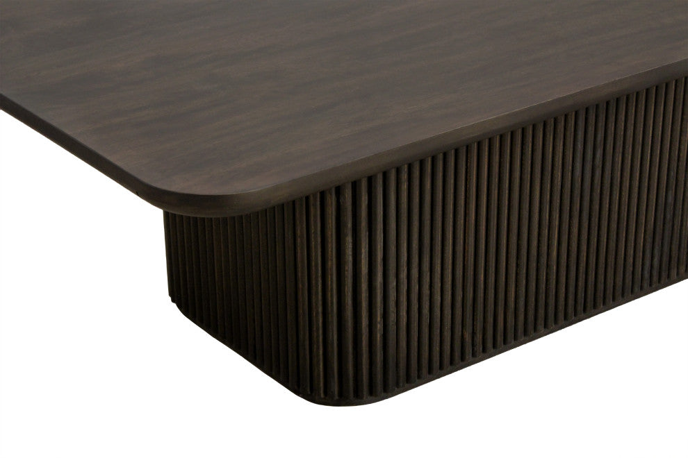 Odin Cocktail Table, Modern Espresso Finish, Mango Solid Wood