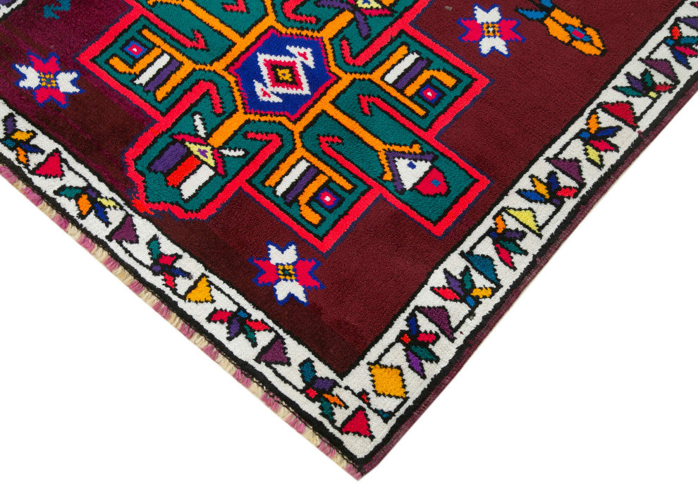 Rug N Carpet - Handmade Oriental 2' 11" x 10' 11" Tribal Runner Rug