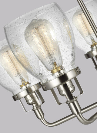 Belton 5-Light Up Chandelier, Brushed Nickel