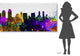 "San Diego City Skyline" Fine Art Print