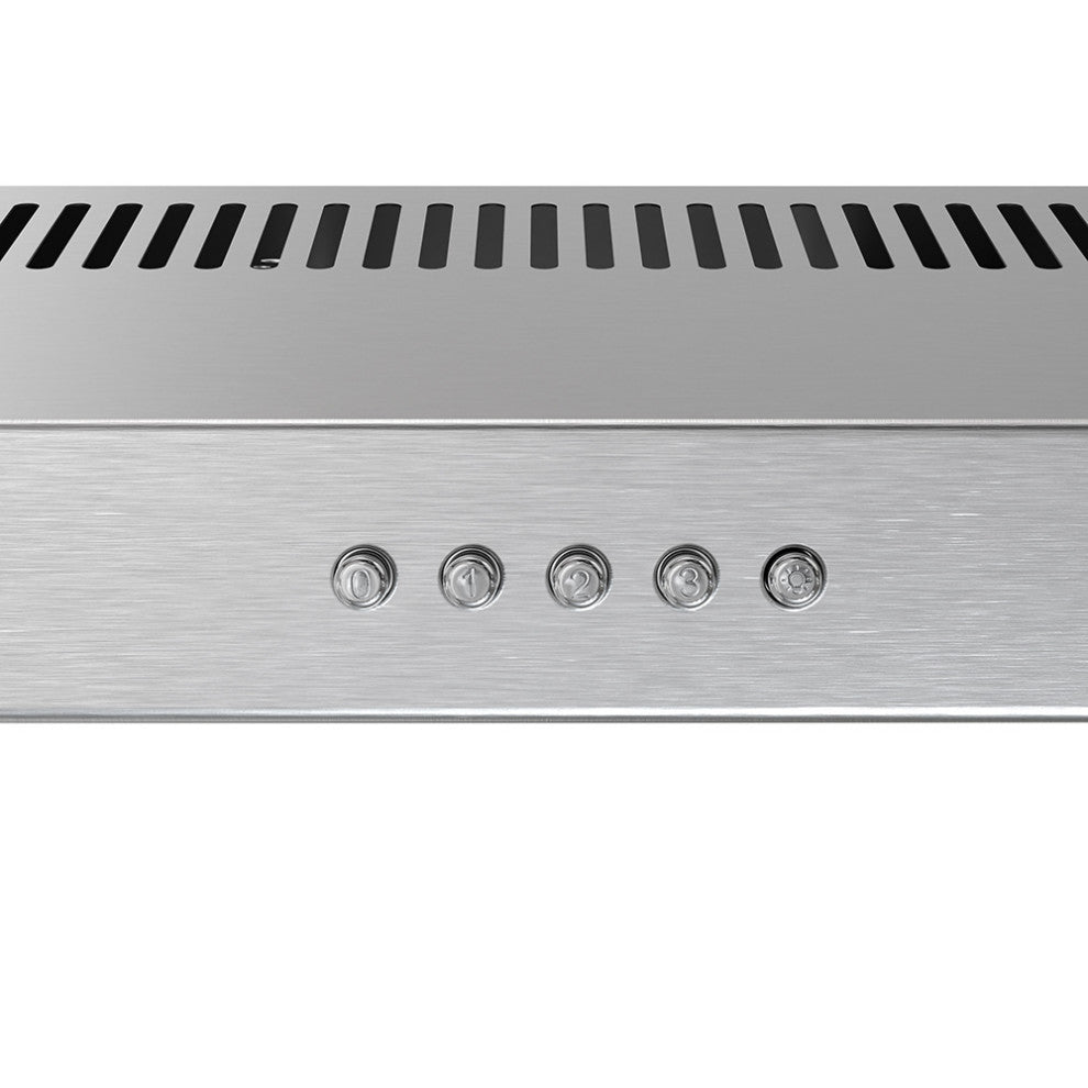 Streamline 36" Donini Ductless Undermount Range Hood, Stainless Steel