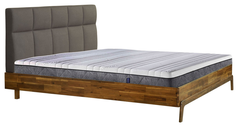 Remix King Bed, Gray