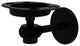 Satellite Orbit One Toothbrush Holder With Twist Accents, Matte Black