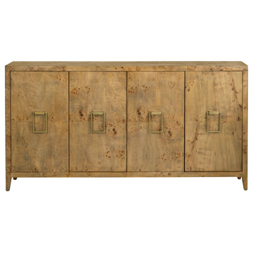 Richmond Mappa Burl Four Door Media Credenza Sideboard