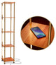 Brightech Aria Metal Shelf Floor Lamp With Wireless Charging for Living Room