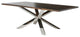 Couture 112-inch Dining Table in Seared Oak by Nuevo
