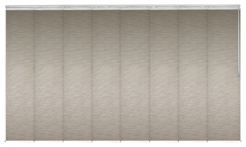 Nico 8-Panel Track Extendable Vertical Blinds 130-175"W