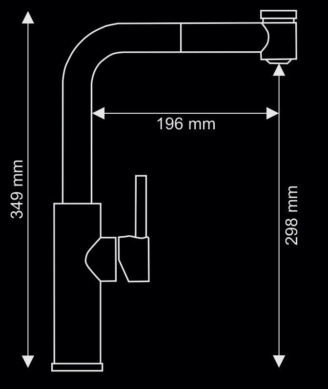Milo Extendable Head Faucet, Brushed Nickel
